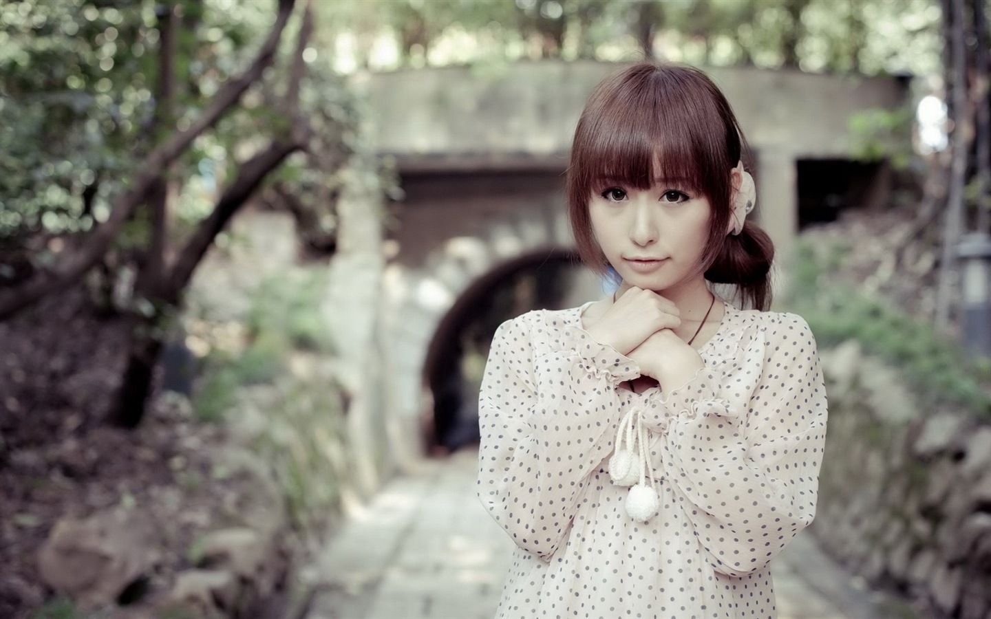 清純可愛的亞洲女孩 高清壁紙 #3 - 1440x900