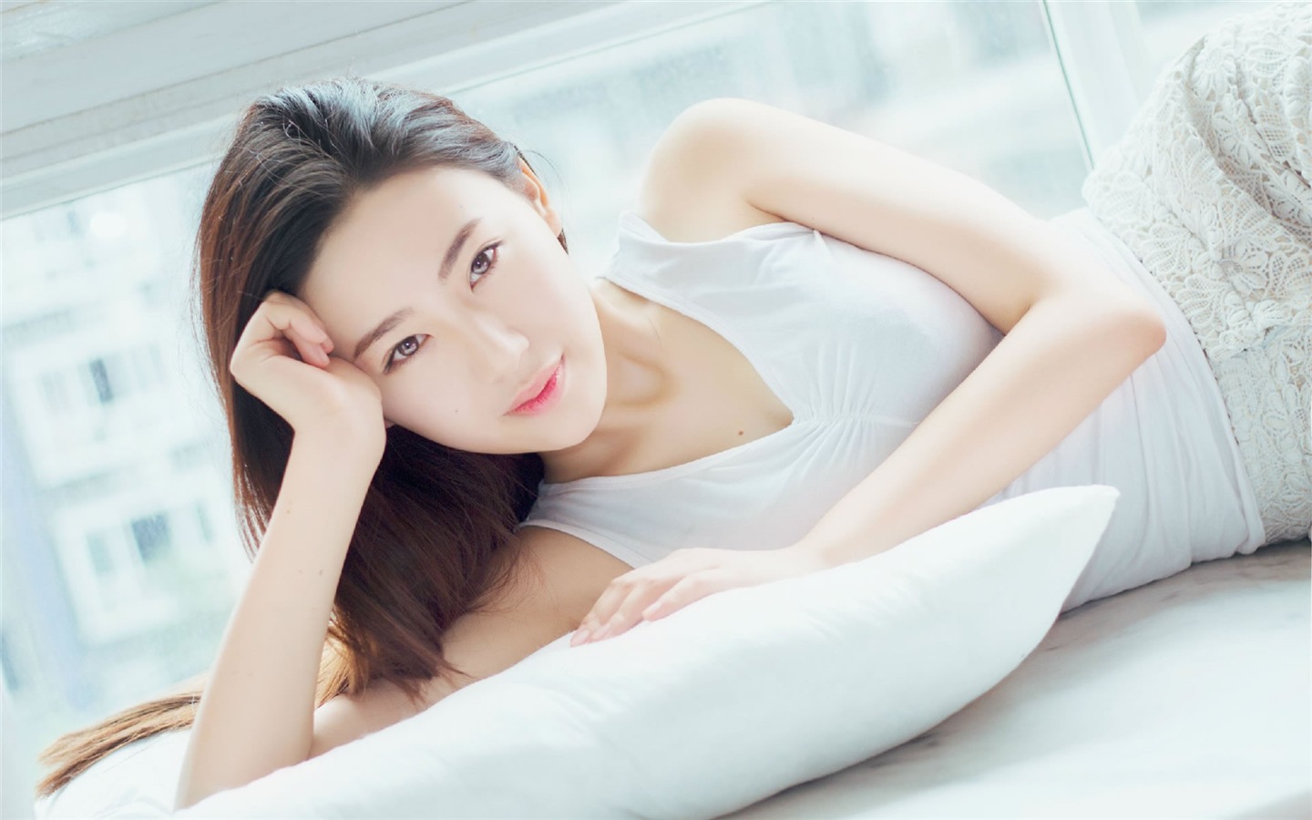 清純可愛的亞洲女孩 高清壁紙 #12 - 1440x900