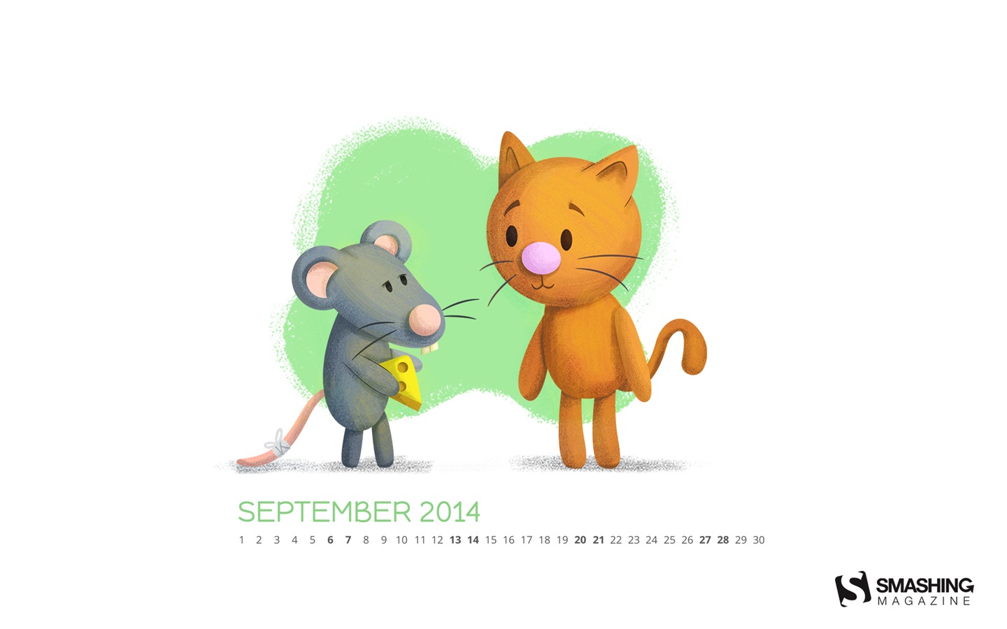 September 2014 Calendar wallpaper (2) #20 - 1440x900