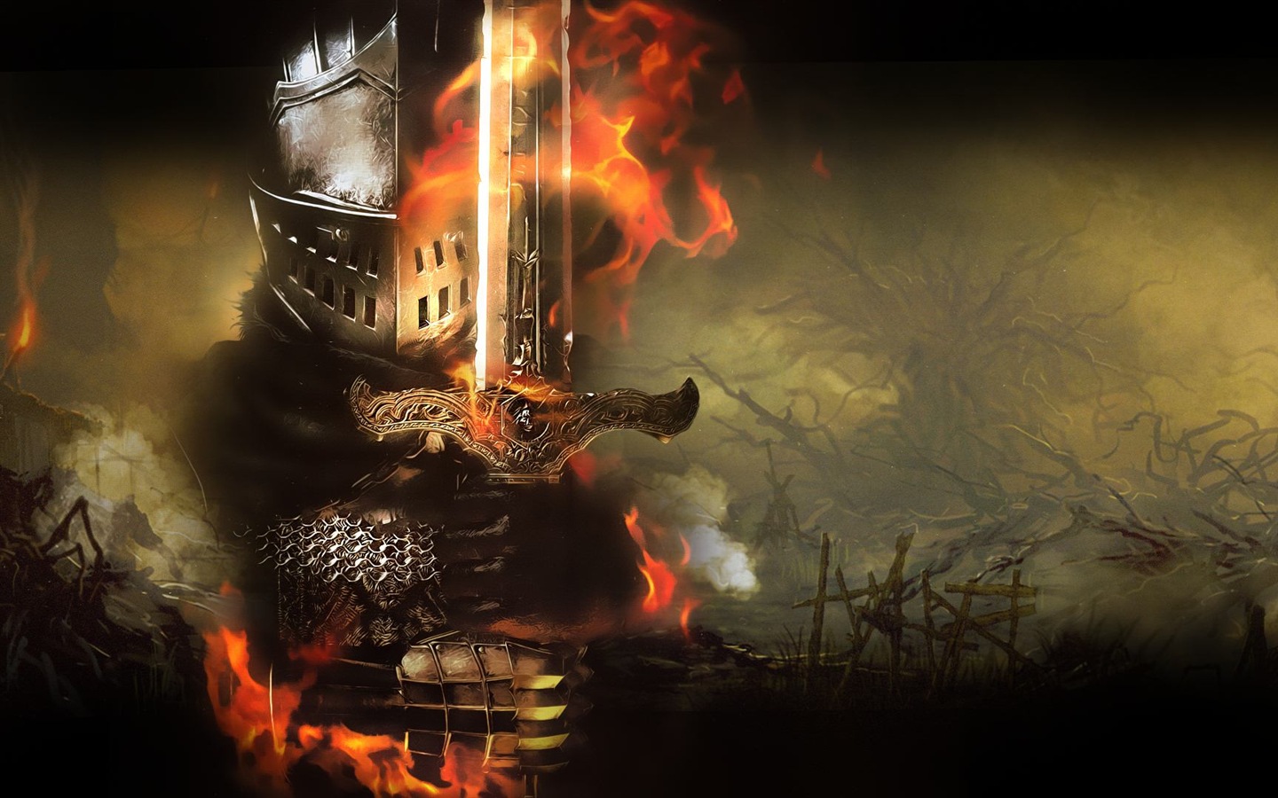 Tmavé Souls 2 hra HD tapety na plochu #10 - 1440x900