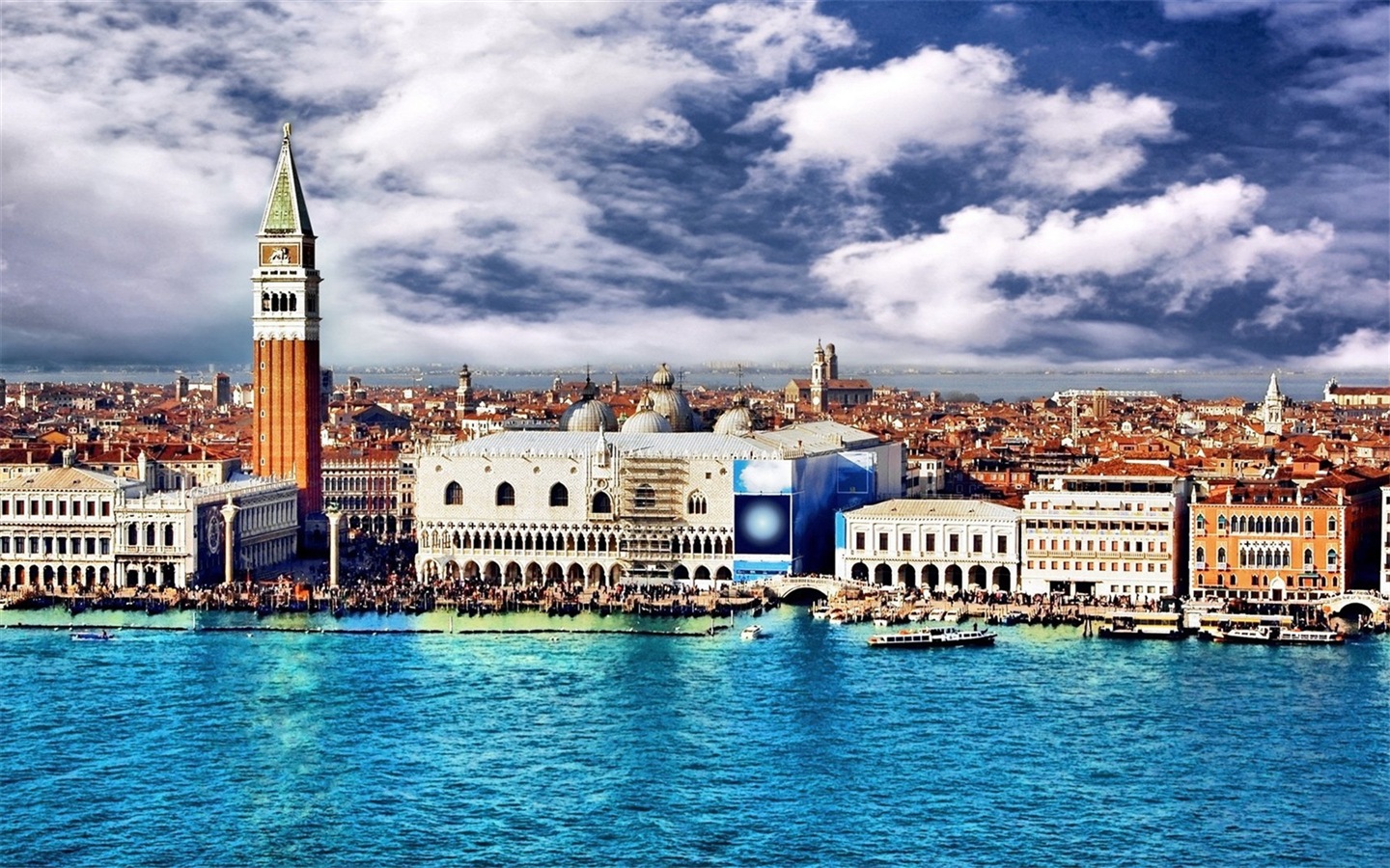 Beautiful watertown, Venice HD wallpapers #2 - 1440x900