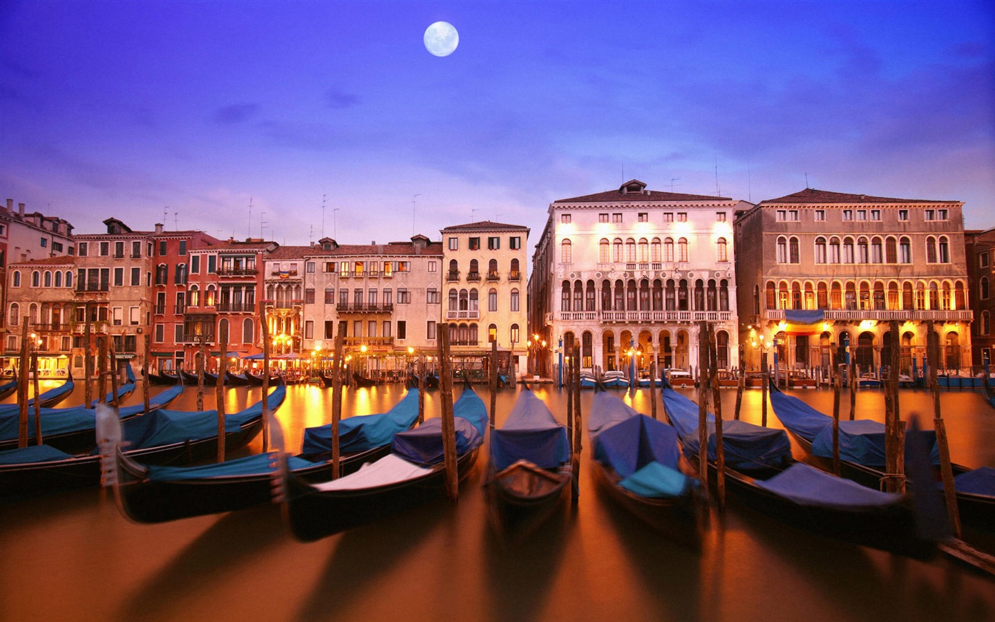 Belle Watertown, Venise fonds d'écran HD #5 - 1440x900