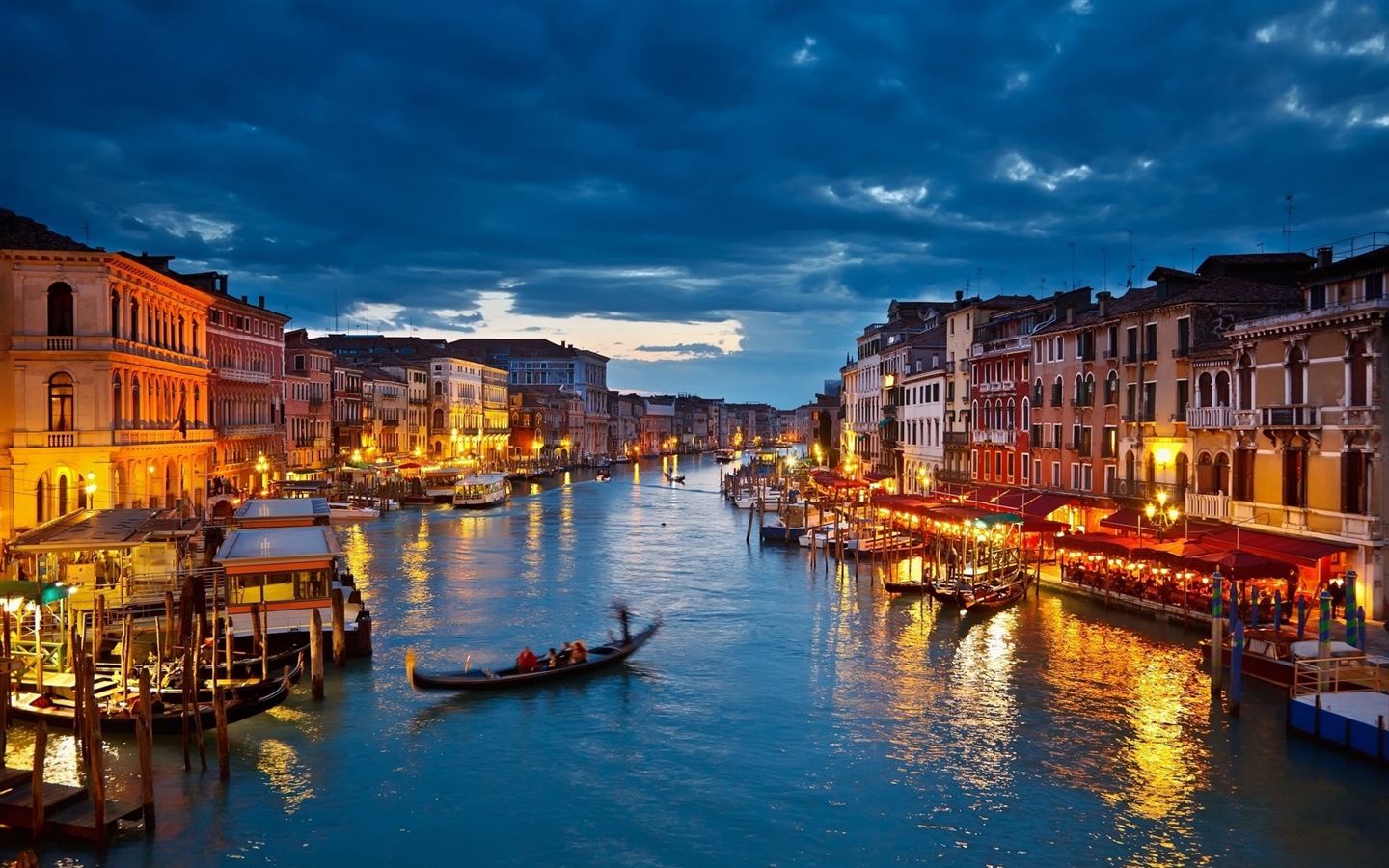 Belle Watertown, Venise fonds d'écran HD #6 - 1440x900