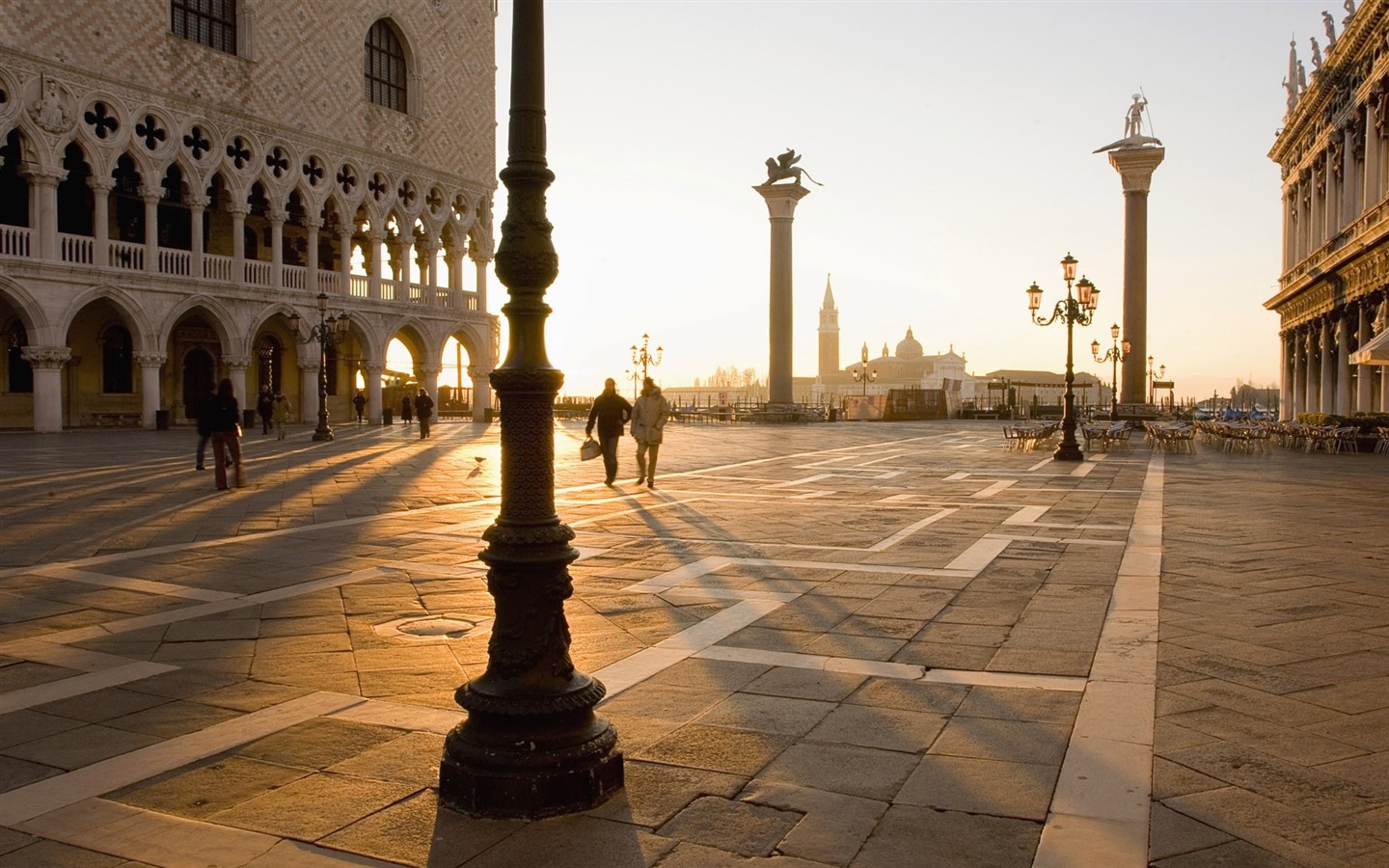 Beautiful watertown, Venice HD wallpapers #13 - 1440x900