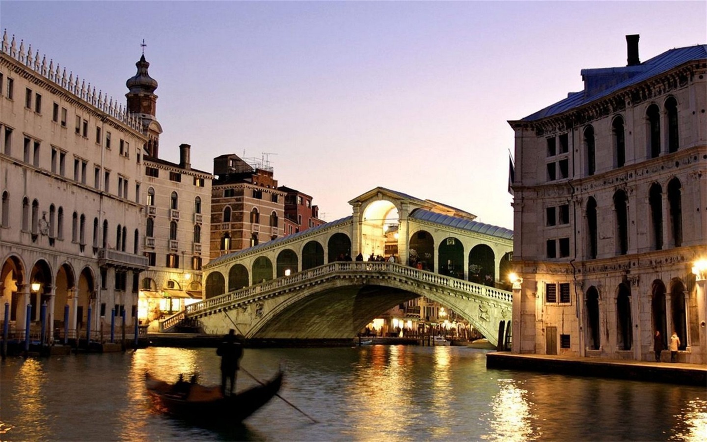 Belle Watertown, Venise fonds d'écran HD #15 - 1440x900
