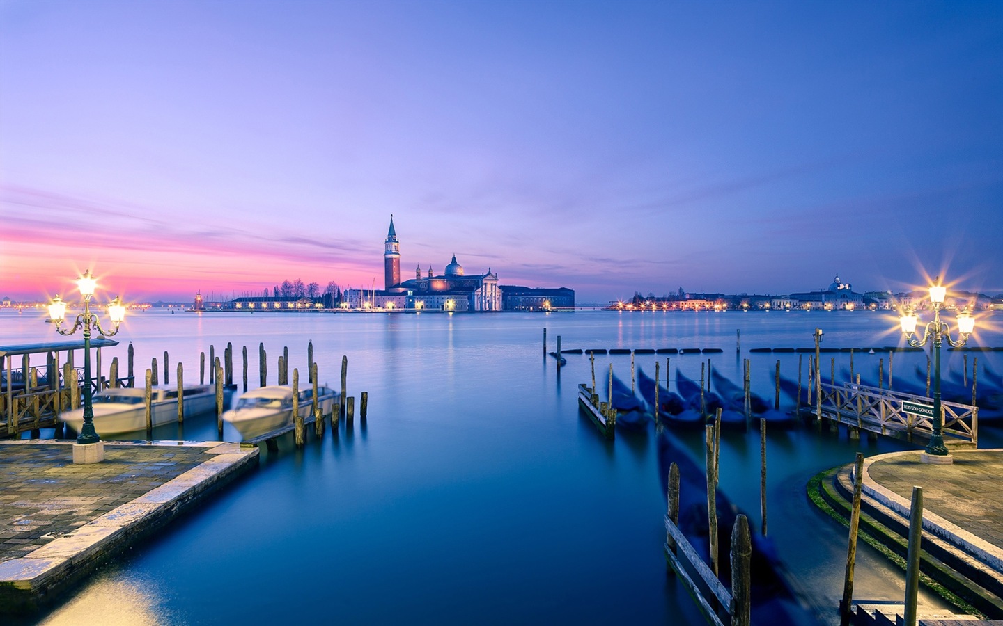 Belle Watertown, Venise fonds d'écran HD #20 - 1440x900
