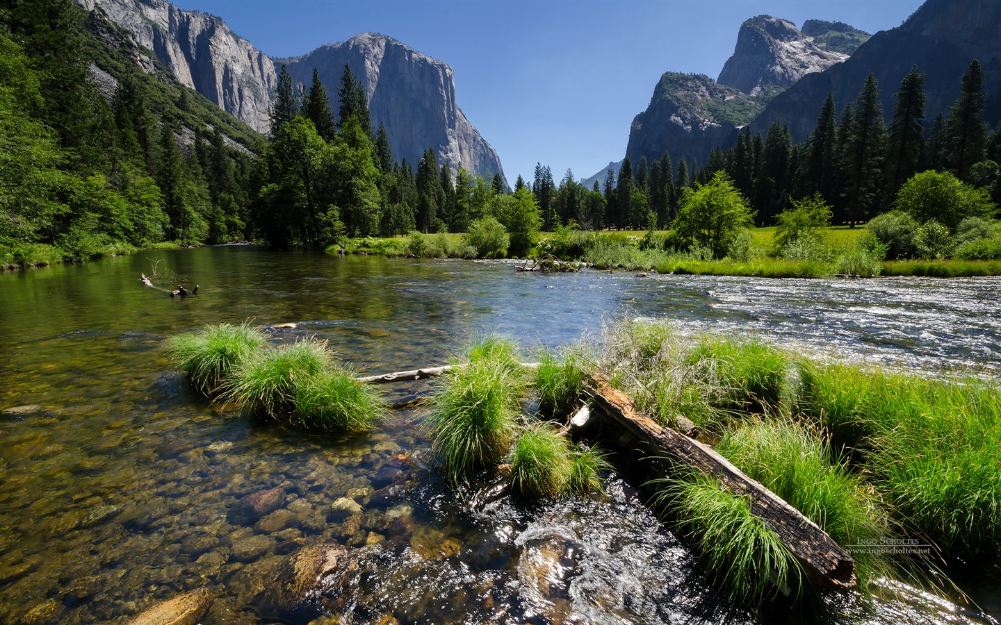 Windows 8 téma, Národní park Yosemite HD tapety na plochu #2 - 1440x900