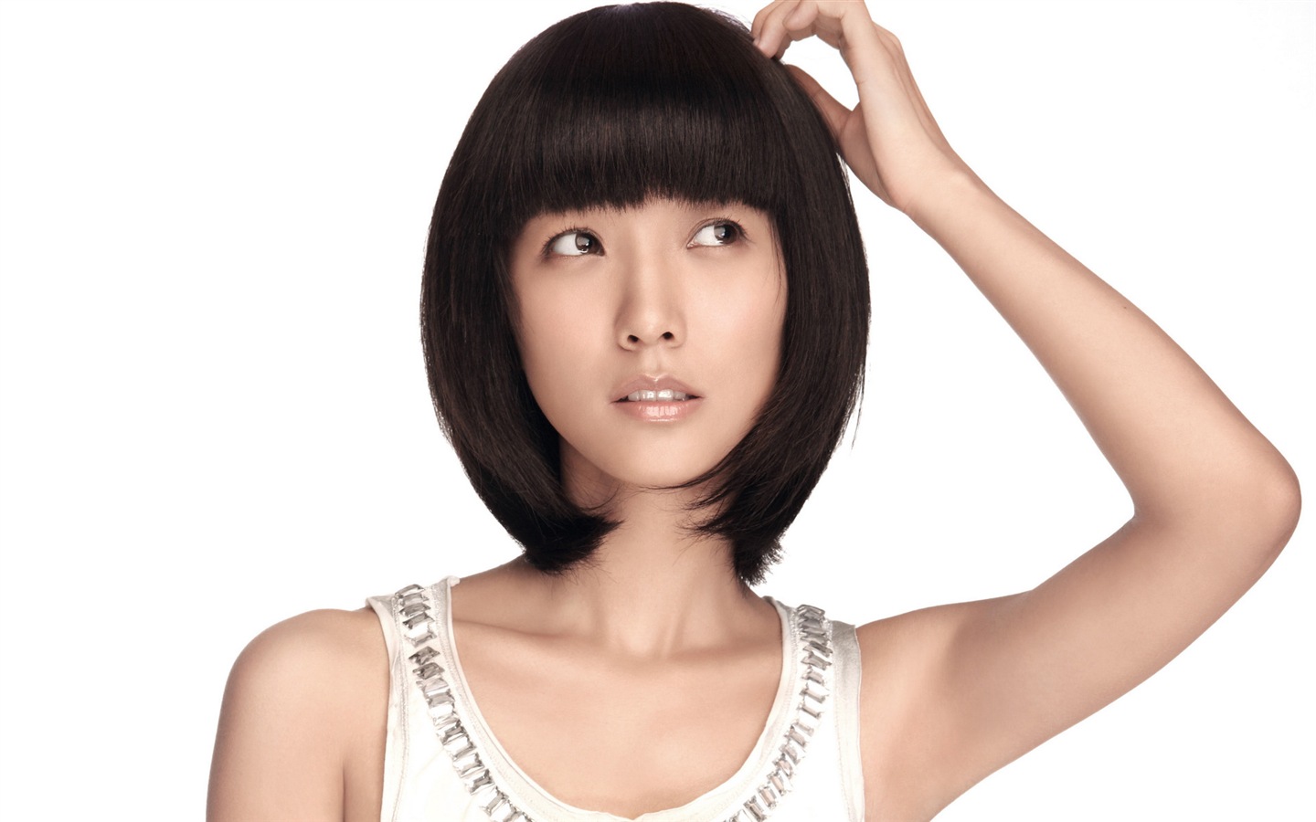 Short-haired dívka HD tapety na plochu #14 - 1440x900