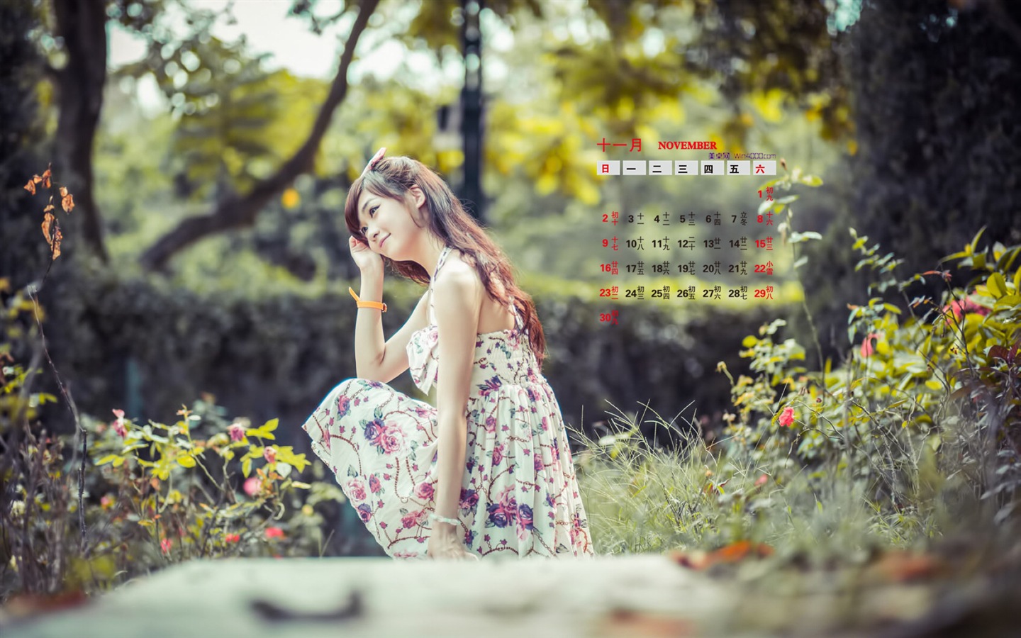 2014년 11월 캘린더 벽지 (1)Novembre Déc 2014 Calendrier fond d'écran (1) #12 - 1440x900