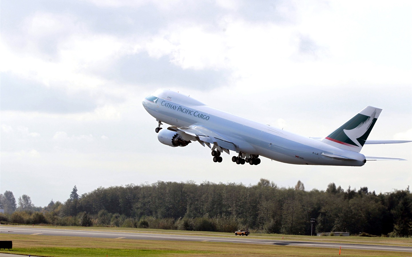 波音747客機 高清壁紙 #3 - 1440x900