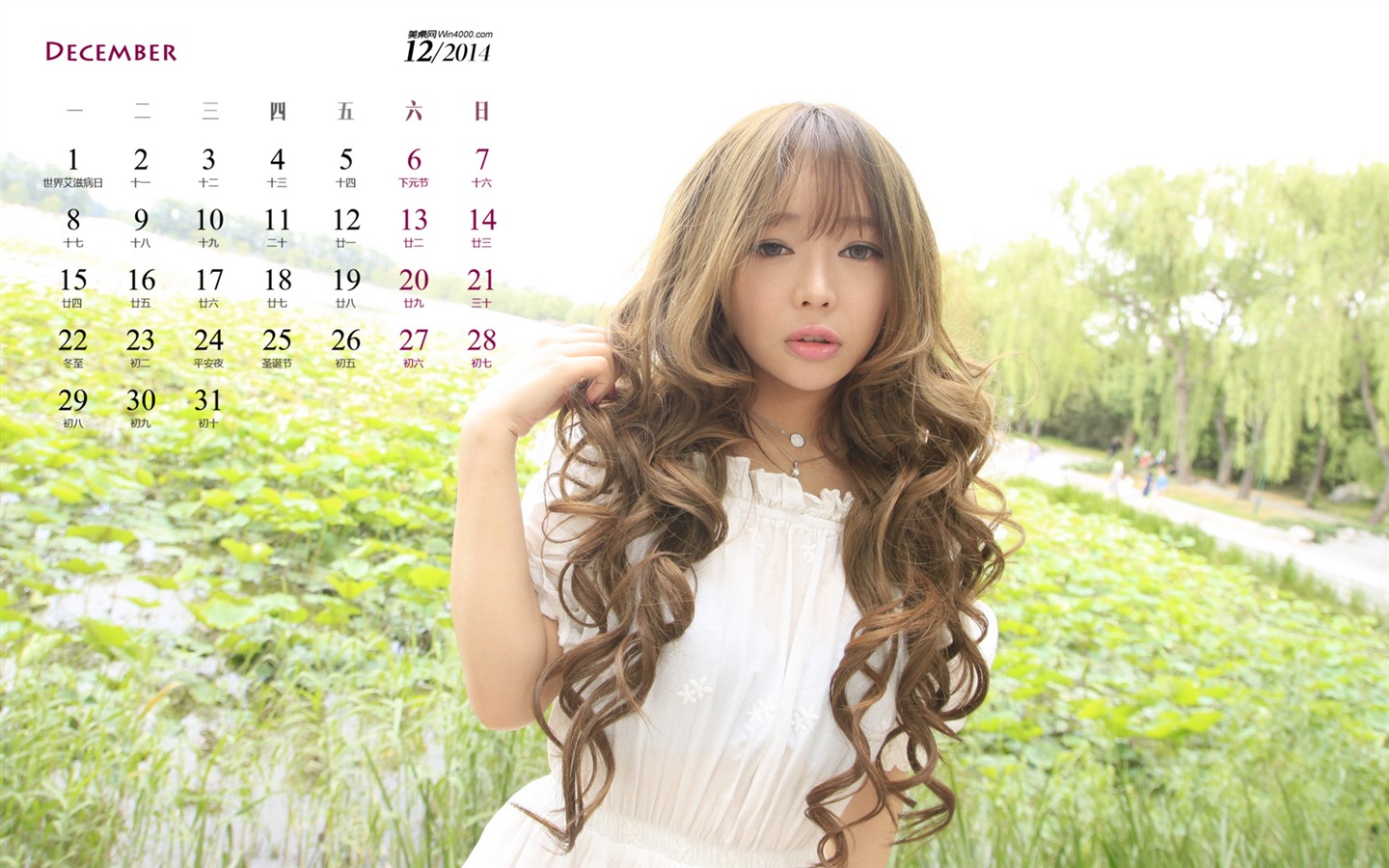 2014년 12월 캘린더 벽지 (1) #13 - 1440x900