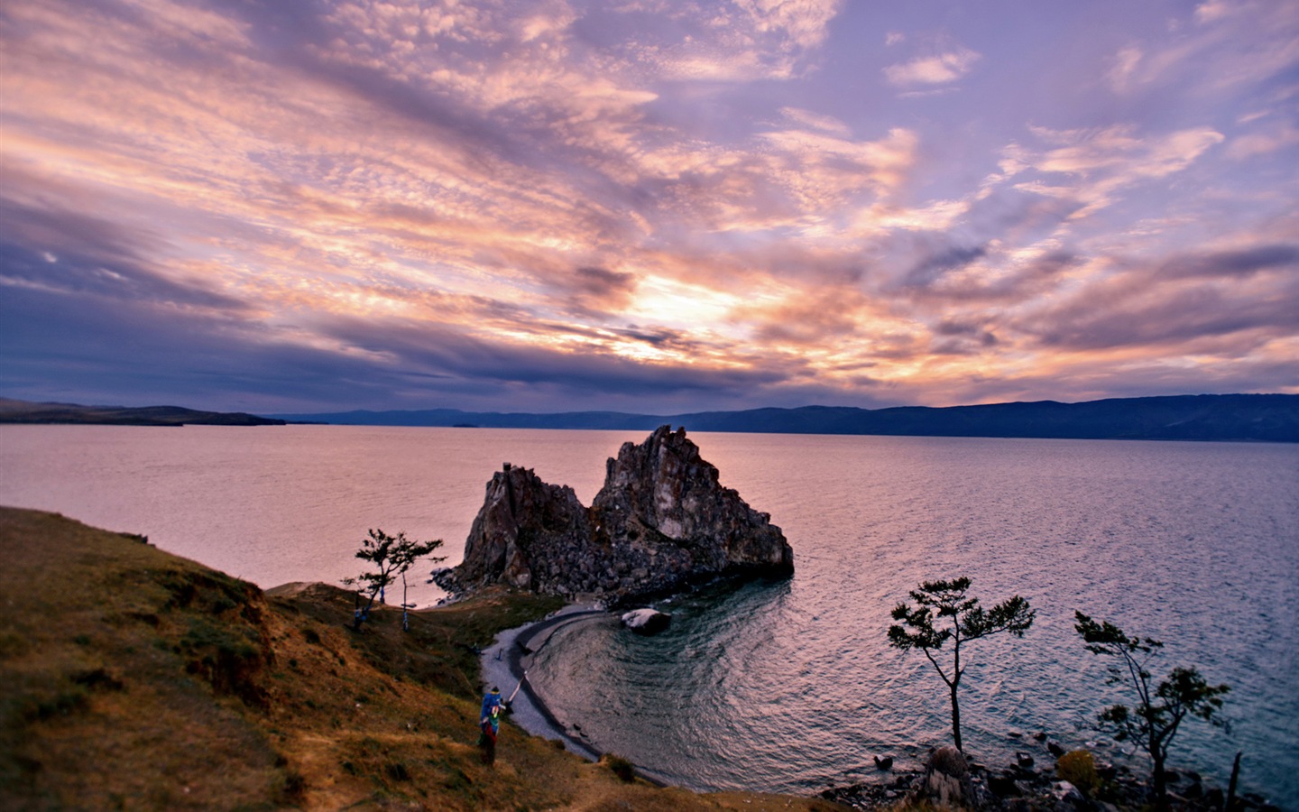 Lago Baikal en Rusia, fondos de pantalla paisaje HD #11 - 1440x900