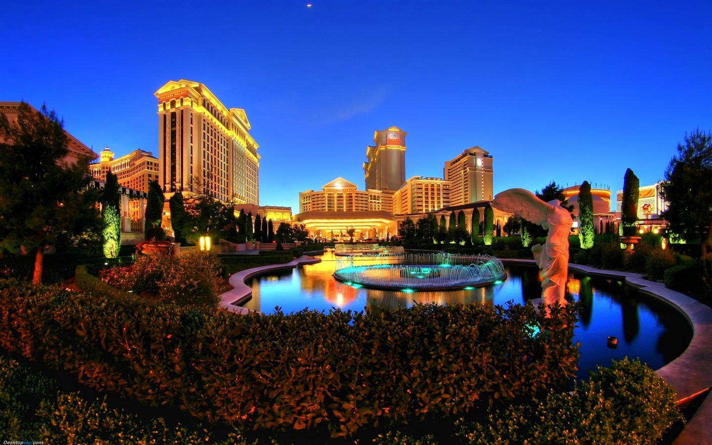 Hermosa noche en fondos de pantalla de alta definición de Las Vegas #9 - 1440x900