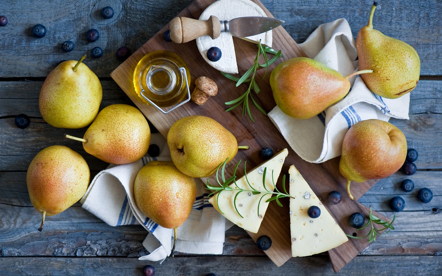 Succulent fruits, poires close-up fonds d'écran HD #16 - 1440x900