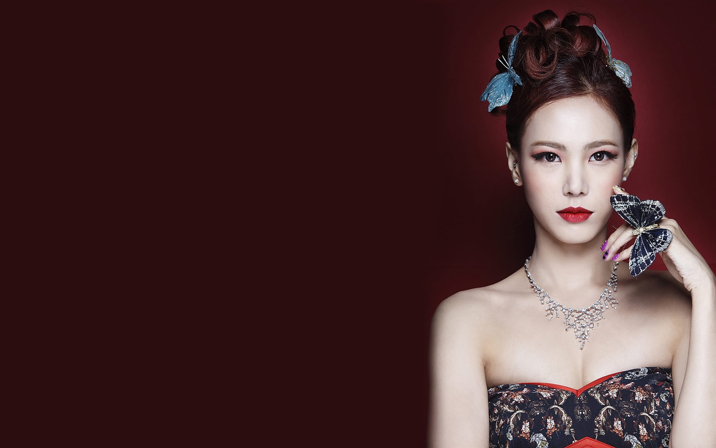 JEWELRY Las muchachas coreanas de belleza cartera de fondos de escritorio #3 - 1440x900