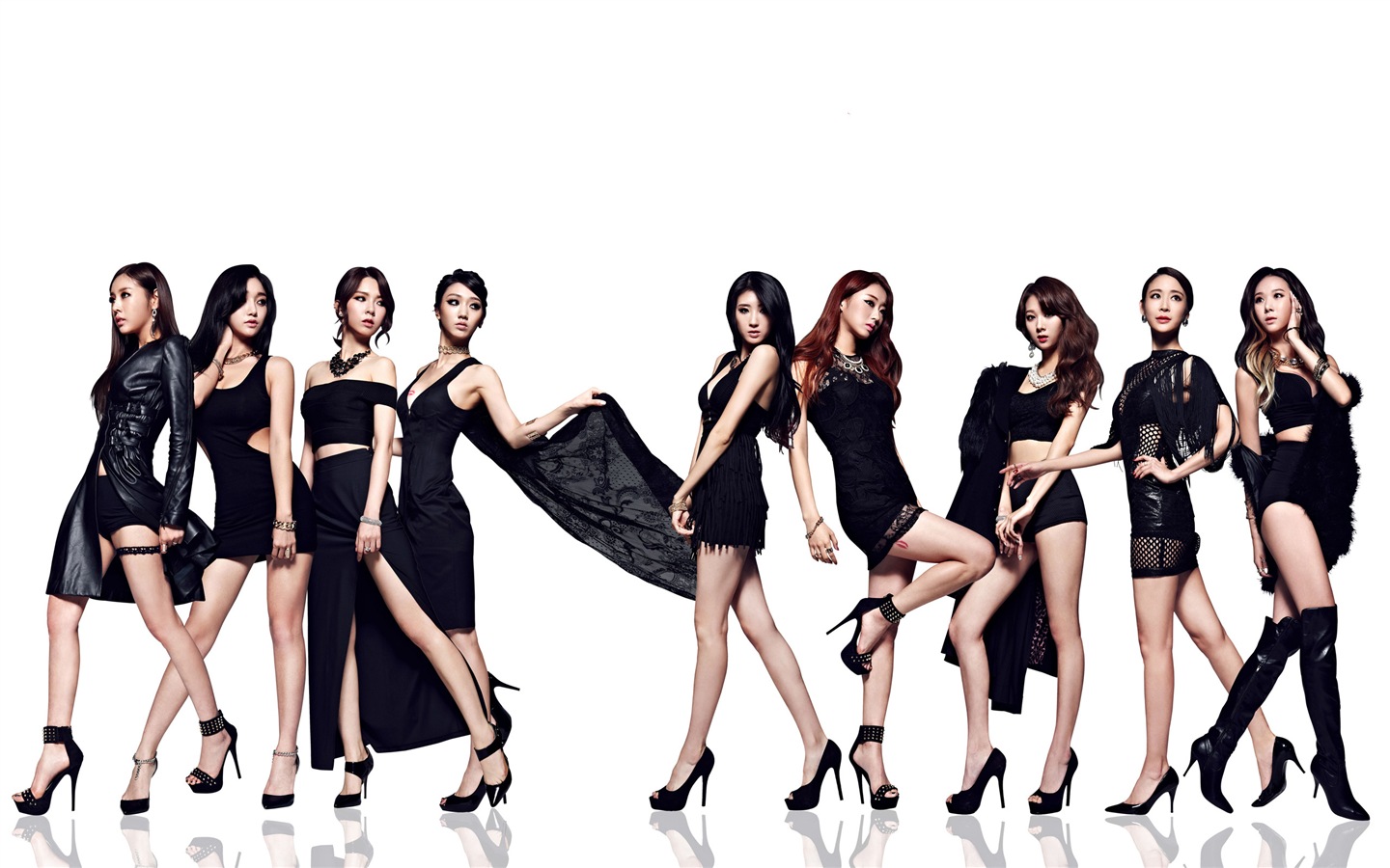 El grupo femenino de Corea wallpapers Nine Muses HD #19 - 1440x900