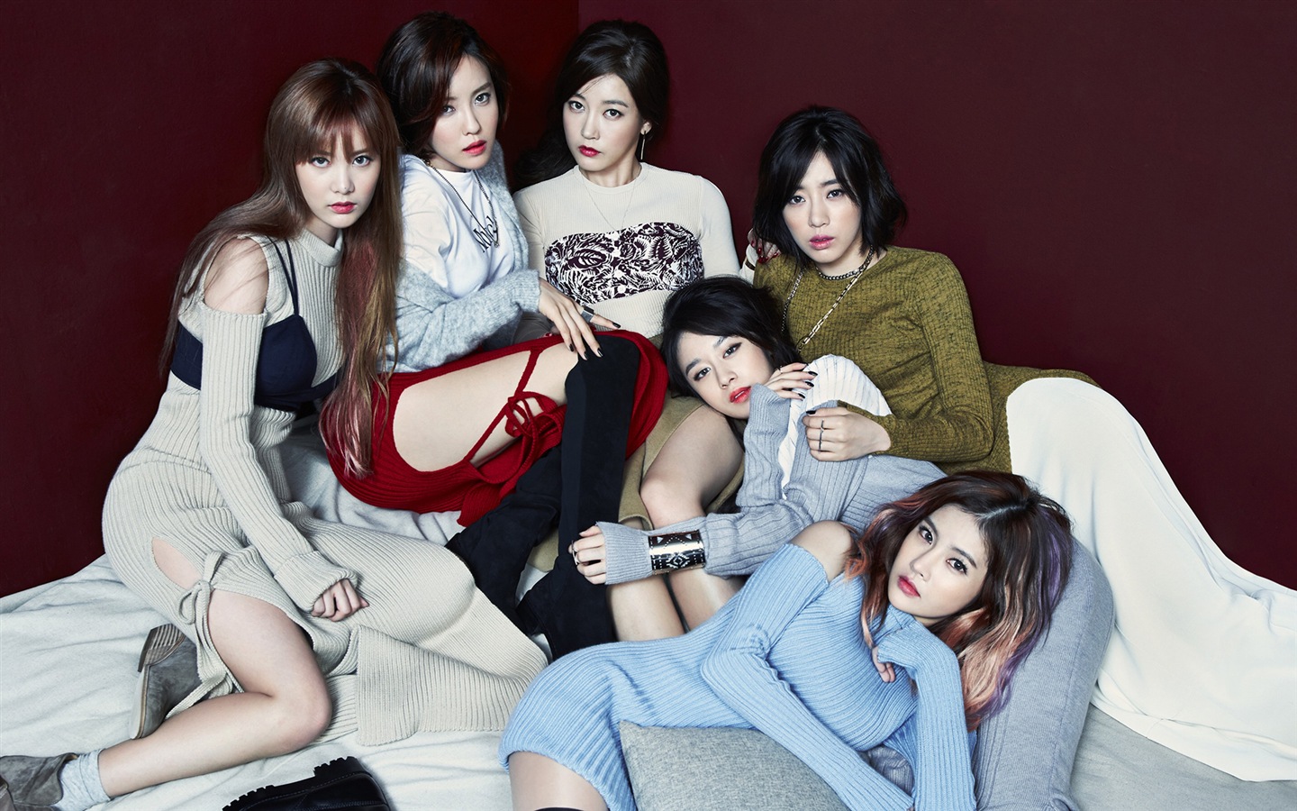 T-ARA Music Group, filles coréenne fond d'écran HD #7 - 1440x900