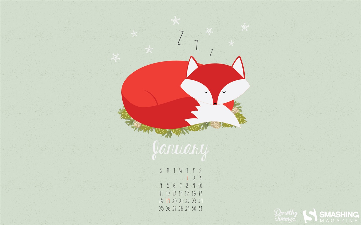 Janvier 2015 calendar fond d'écran (2) #15 - 1440x900