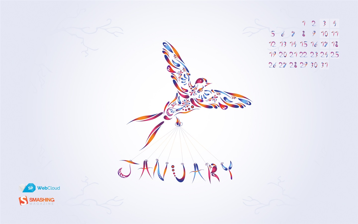 Janvier 2015 calendar fond d'écran (2) #17 - 1440x900