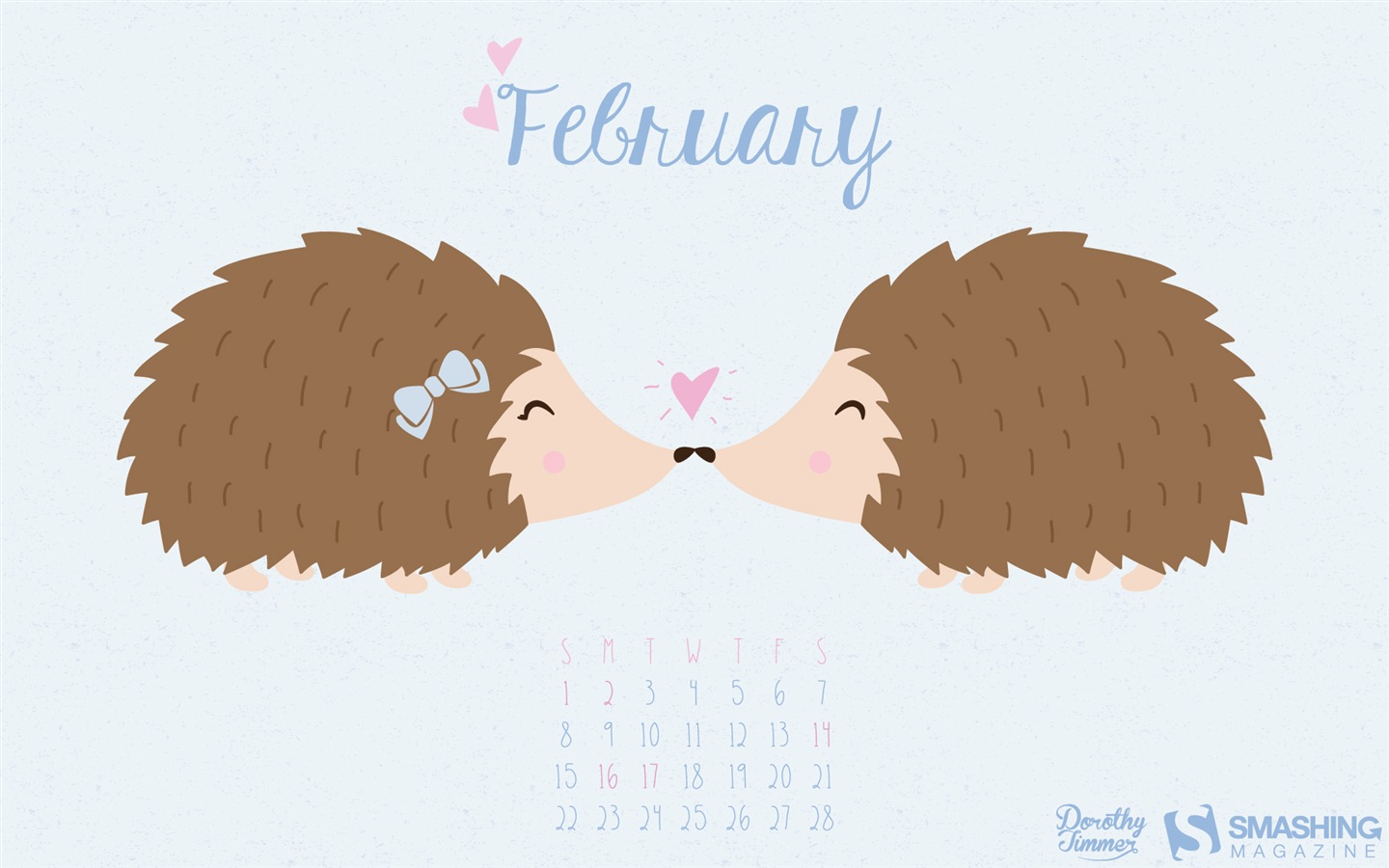 Februar 2015 Kalender Wallpaper (2) #9 - 1440x900