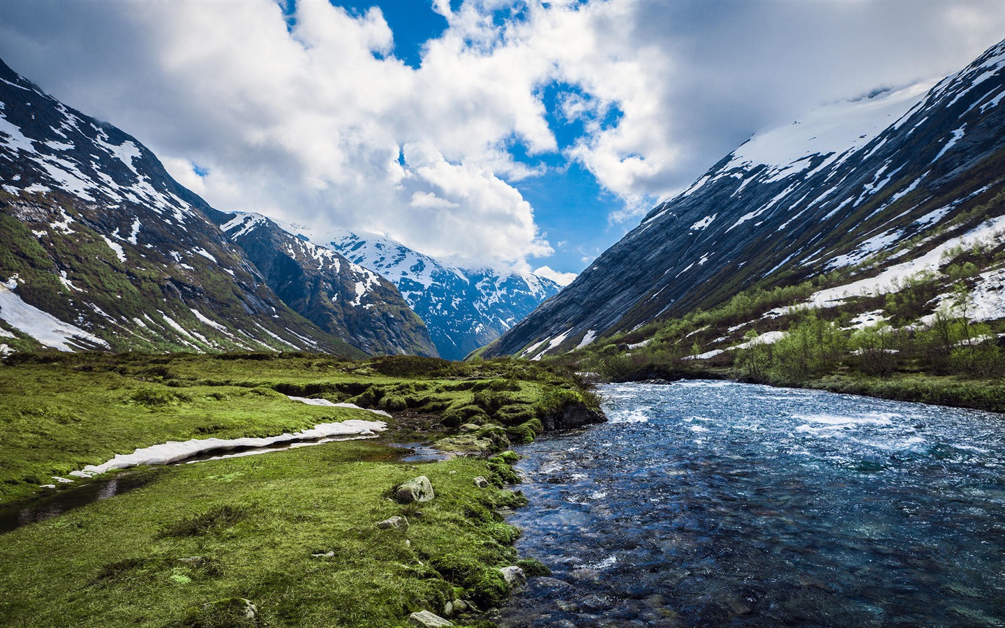 북유럽의 아름다운 자연 경관의 HD 배경 화면 #6 - 1440x900