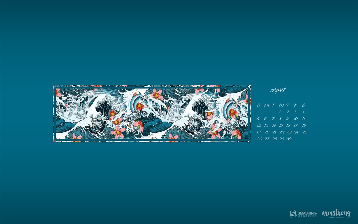 2015年4月 月曆壁紙(一) #4 - 1440x900