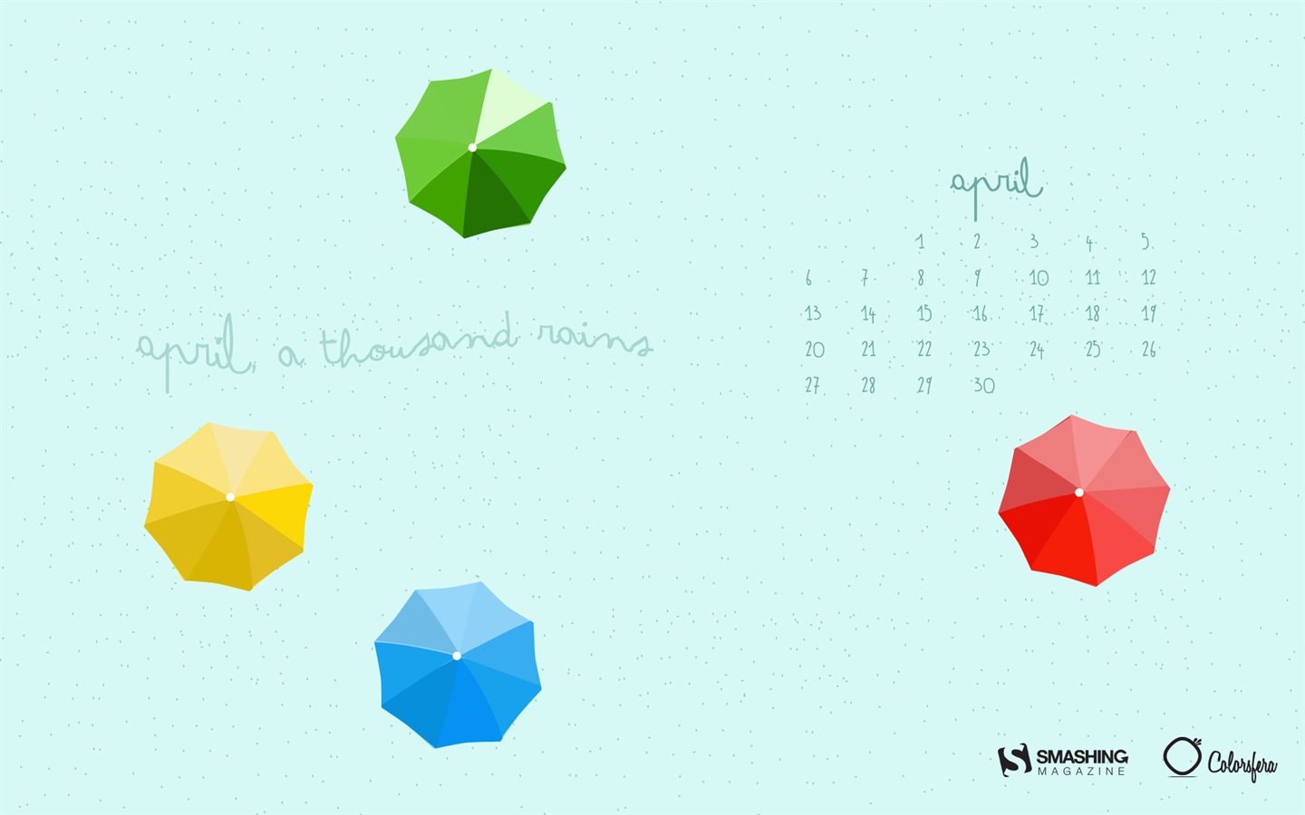 2015年4月 月曆壁紙(二) #19 - 1440x900