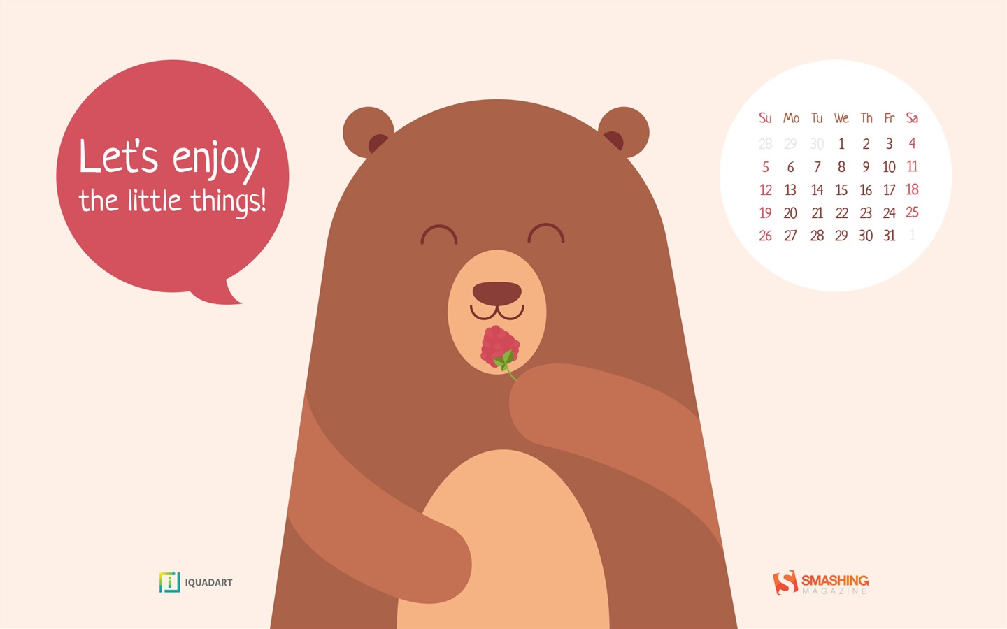 2015年7月 月曆壁紙(二) #13 - 1440x900