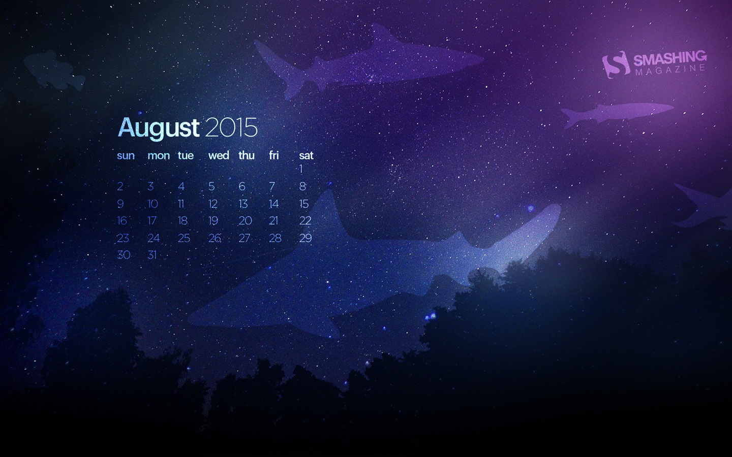 08. 2015 kalendář tapety (2) #19 - 1440x900