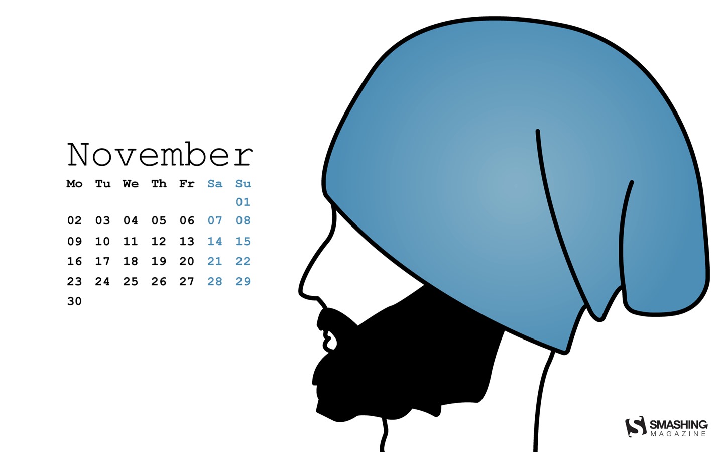 2015年11月 月曆壁紙(二) #8 - 1440x900