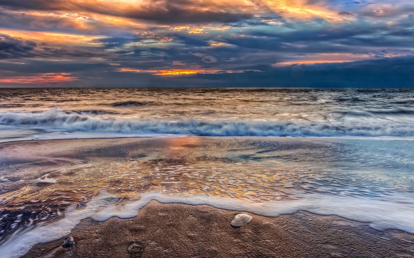 Trees, mountains, water, sunrise and sunset, nature scenery HD wallpapers #7 - 1440x900