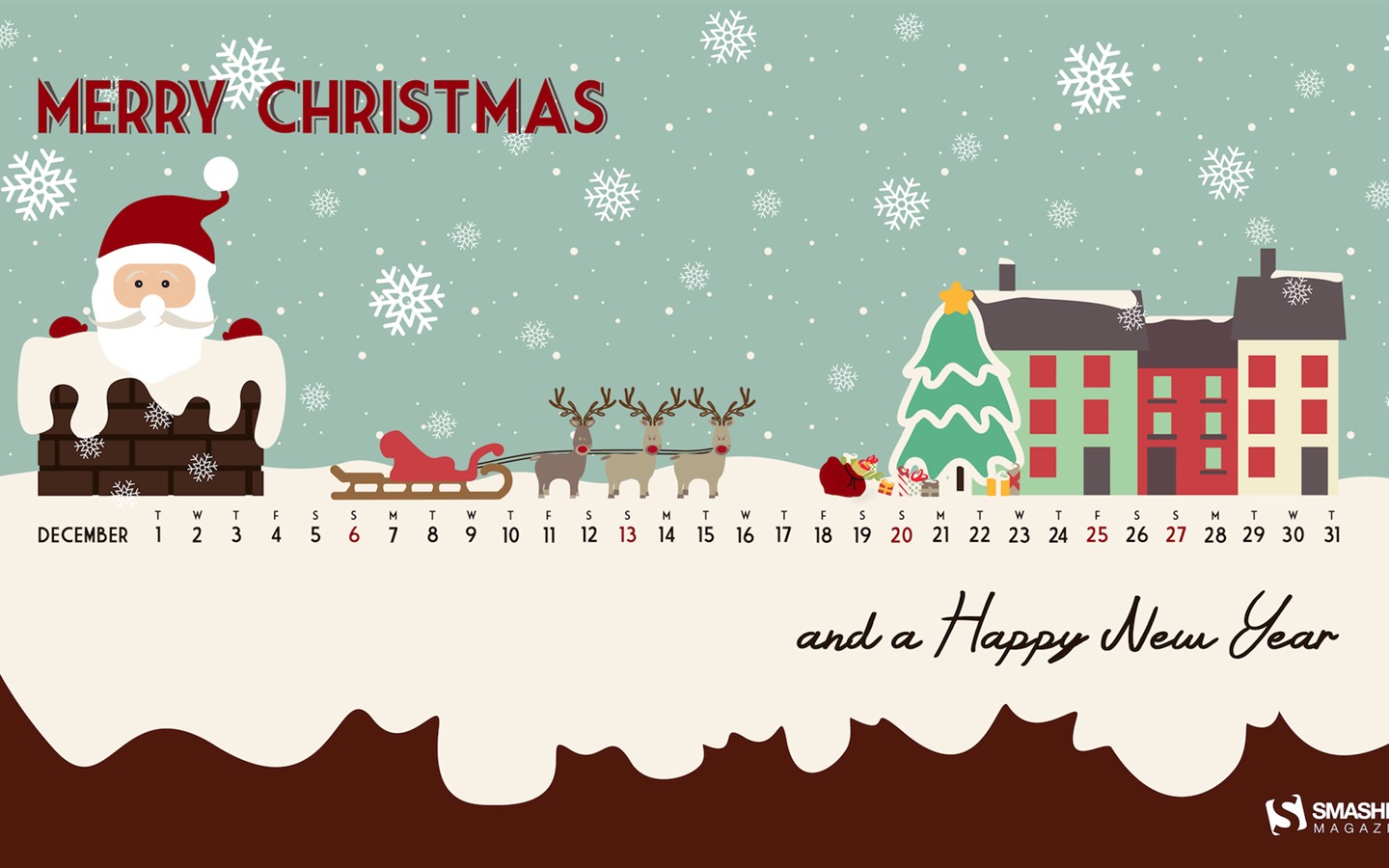 December 2015 Calendar wallpaper (1) #15 - 1440x900