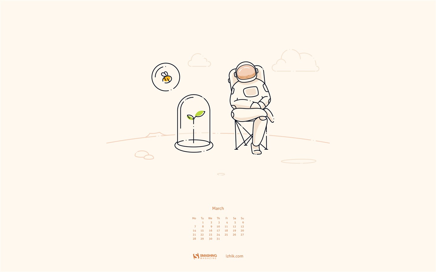 2016年3月 月曆壁紙(二) #13 - 1440x900