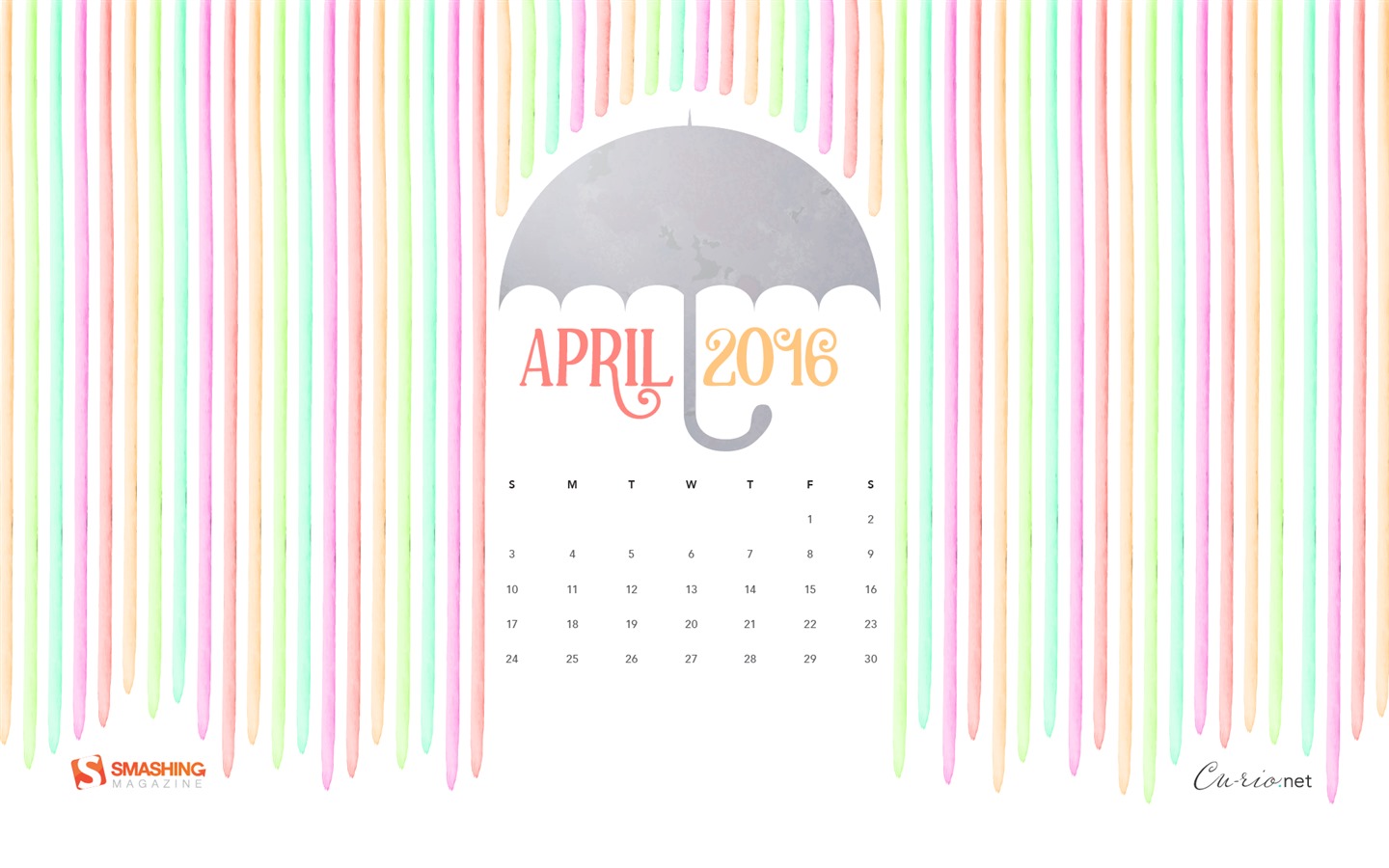 April 2016 calendar wallpaper (2) #20 - 1440x900