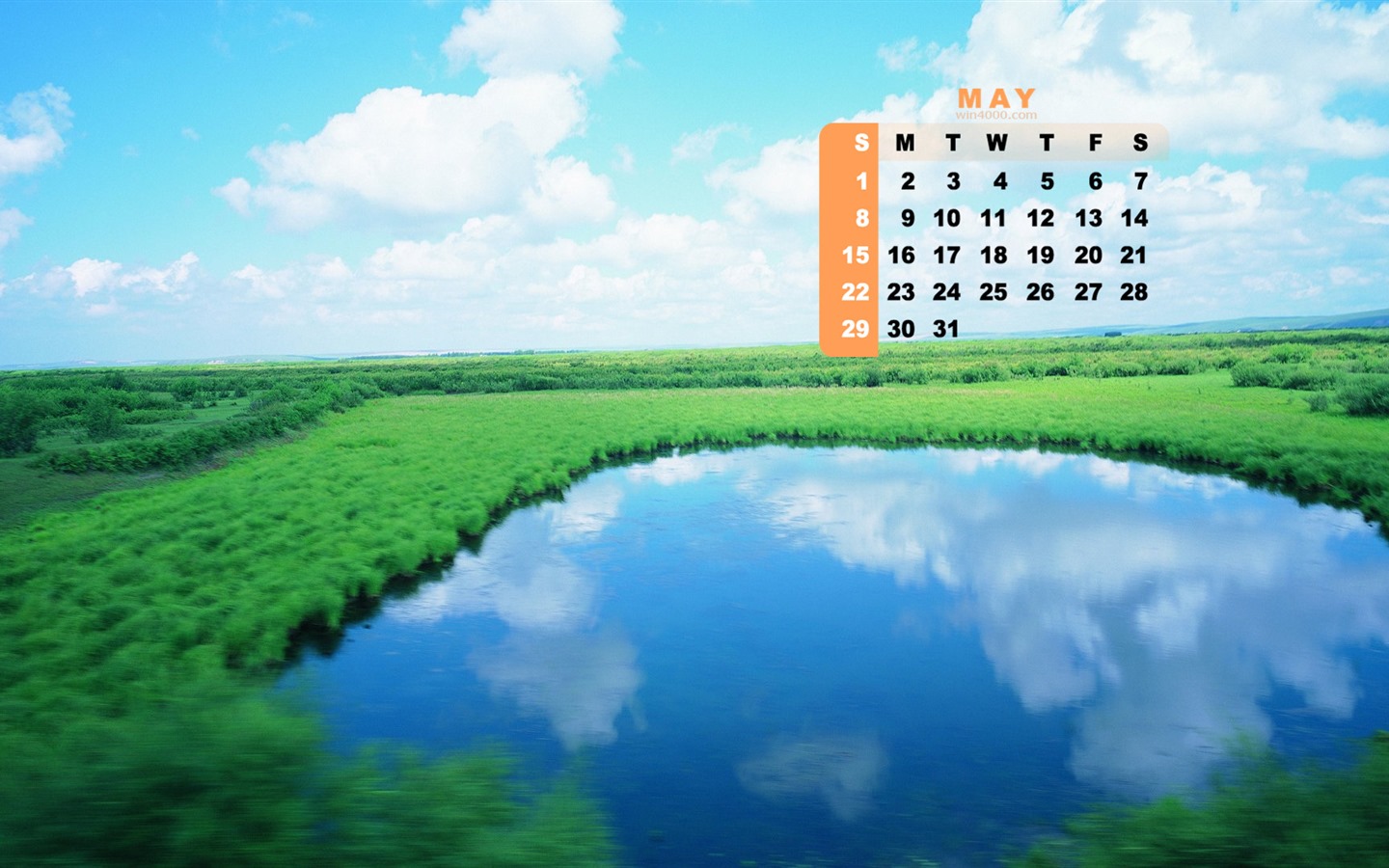 2016年5月 月曆壁紙(一) #13 - 1440x900