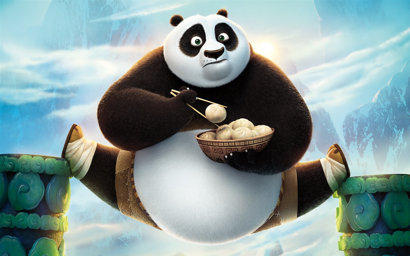 Kung Fu Panda 3, films HD fonds d'écran #12 - 1440x900