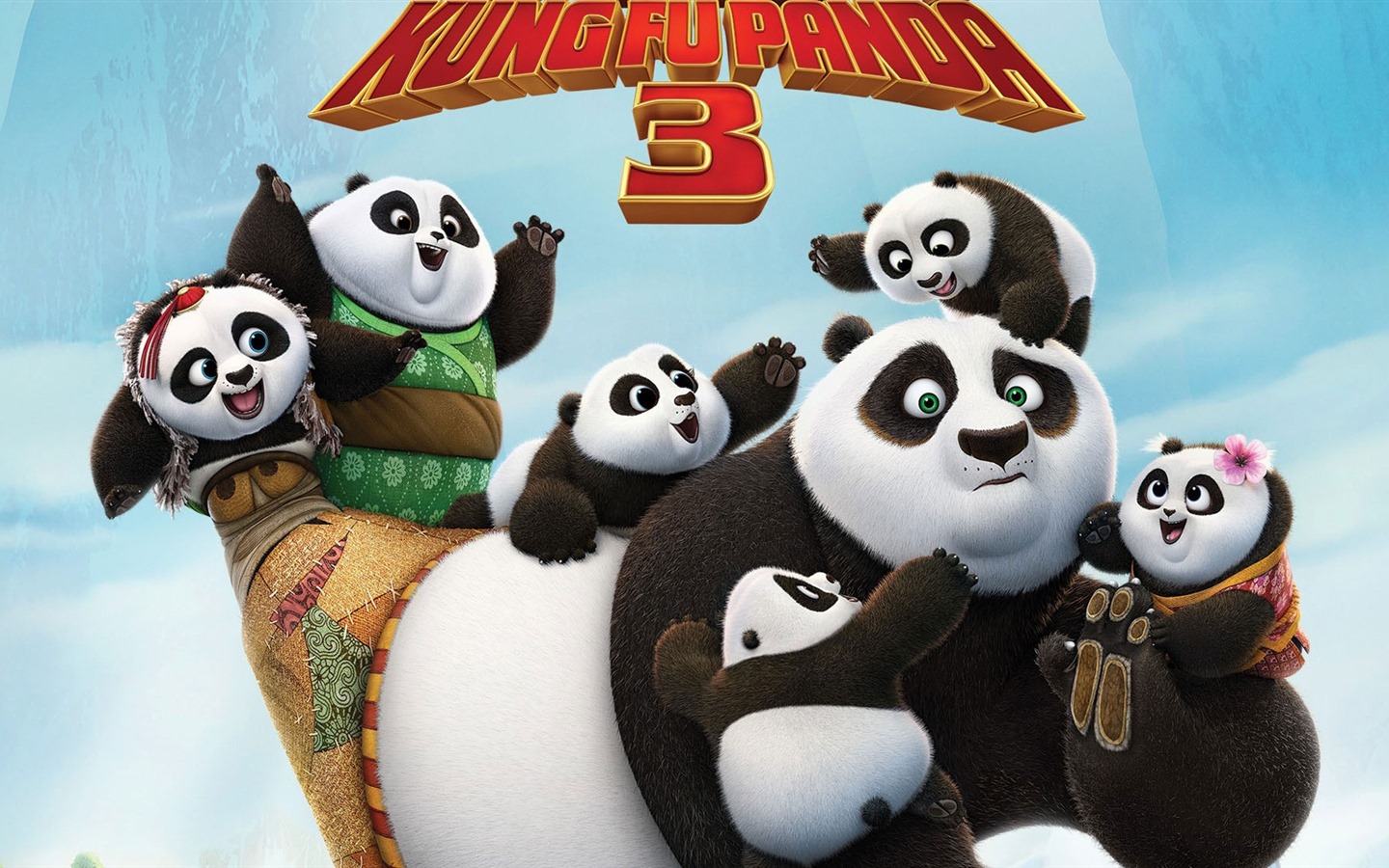 Kung Fu Panda 3, fondos de pantalla de alta definición de películas #17 - 1440x900