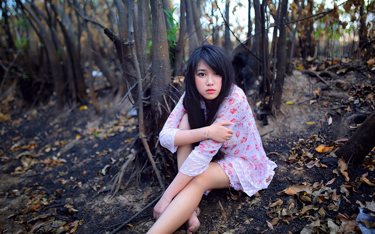 Pure et belle jeune fille asiatique fonds d'écran HD collection (1) #24 - 1440x900