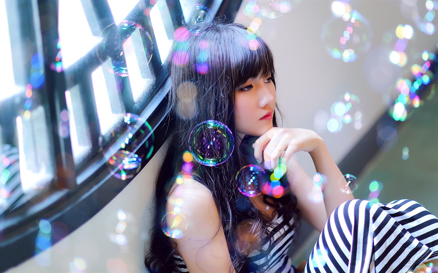 清純可愛年輕的亞洲女孩 高清壁紙合集(一) #28 - 1440x900