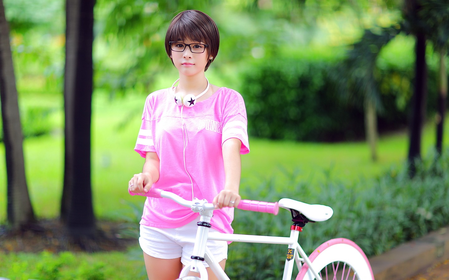 清純可愛年輕的亞洲女孩 高清壁紙合集(一) #29 - 1440x900