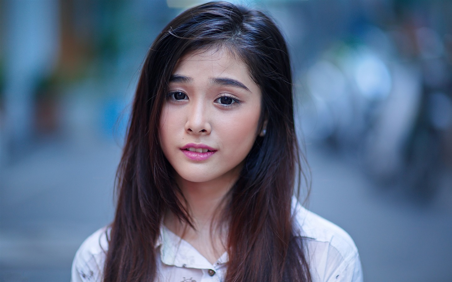 Čistá a krásná mladá Asiatka kolekce HD tapety na plochu (1) #31 - 1440x900