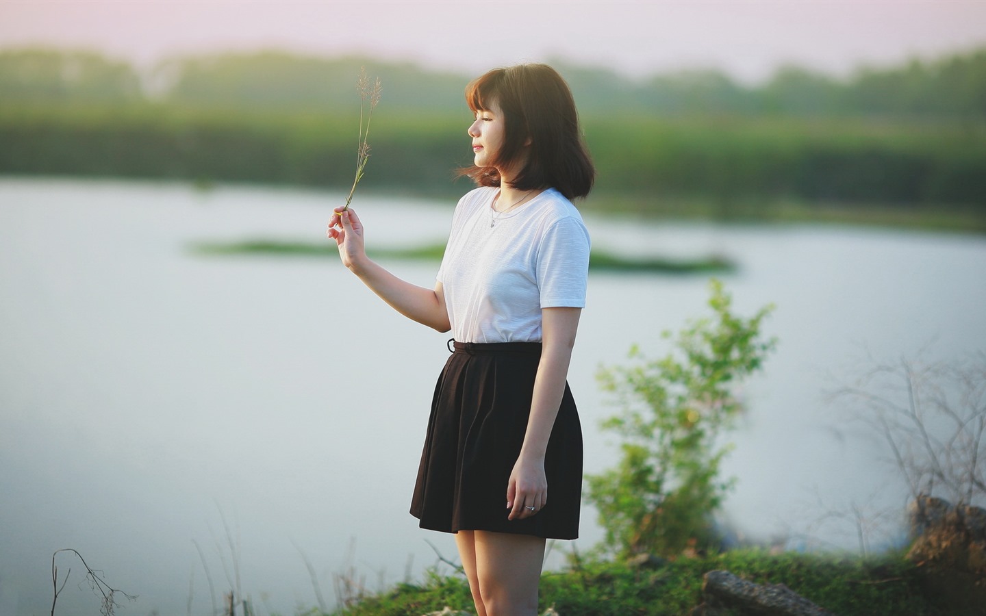 清純可愛年輕的亞洲女孩 高清壁紙合集(一) #40 - 1440x900