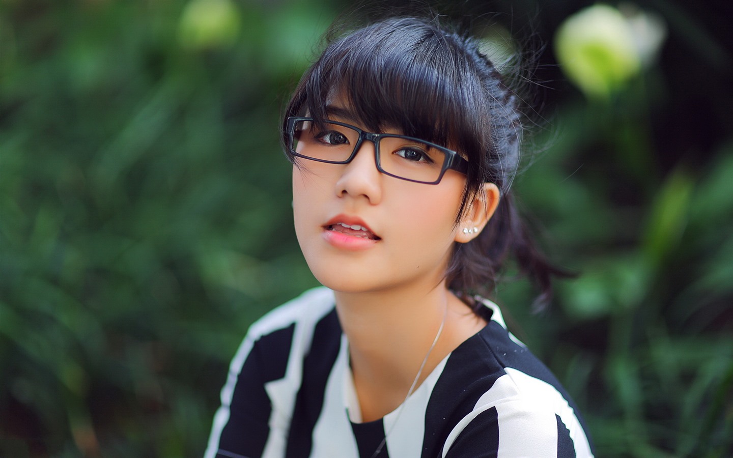 Čistá a krásná mladá Asiatka kolekce HD tapety na plochu (2) #21 - 1440x900