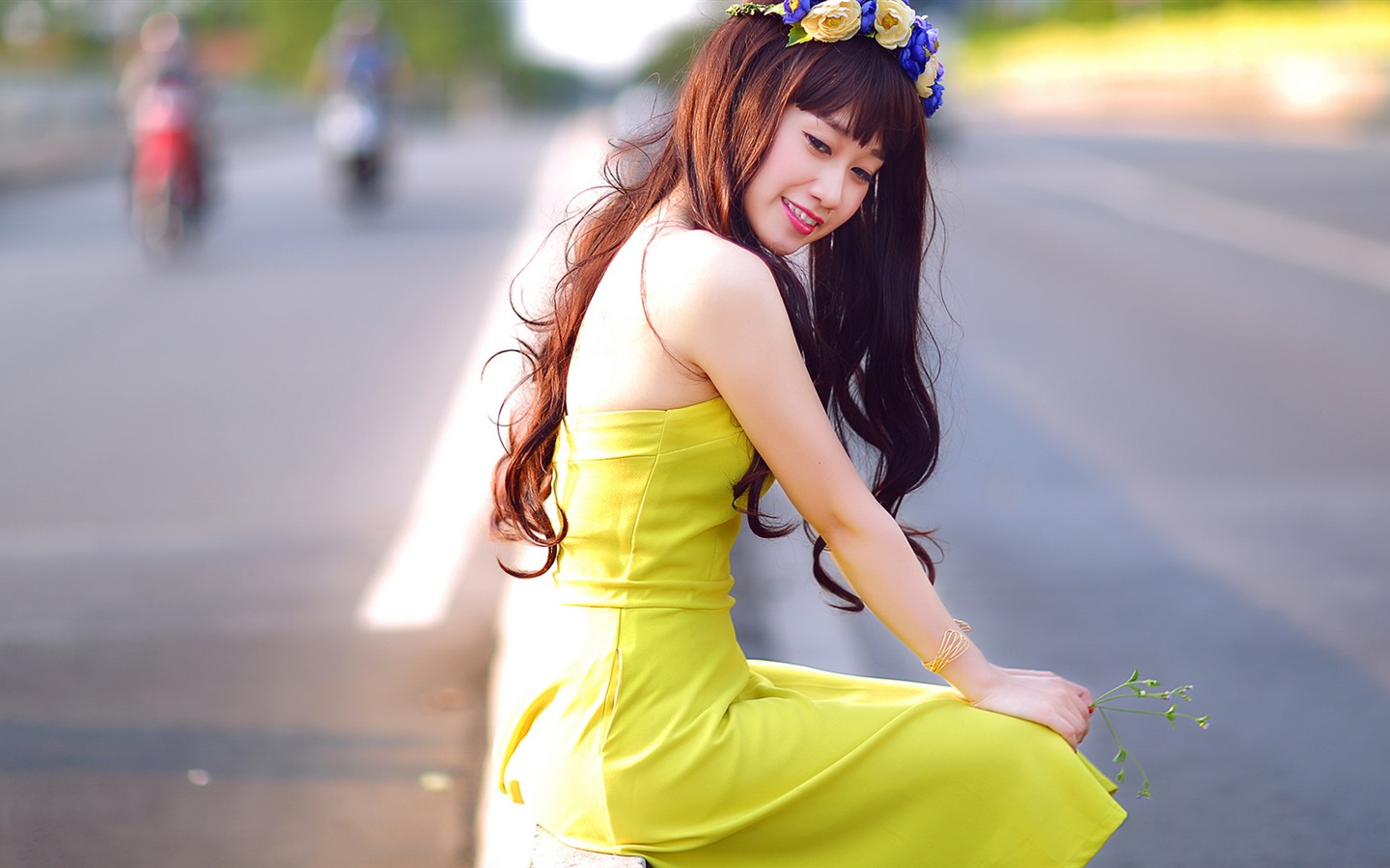 Pure et belle jeune fille asiatique fonds d'écran HD collection (2) #27 - 1440x900