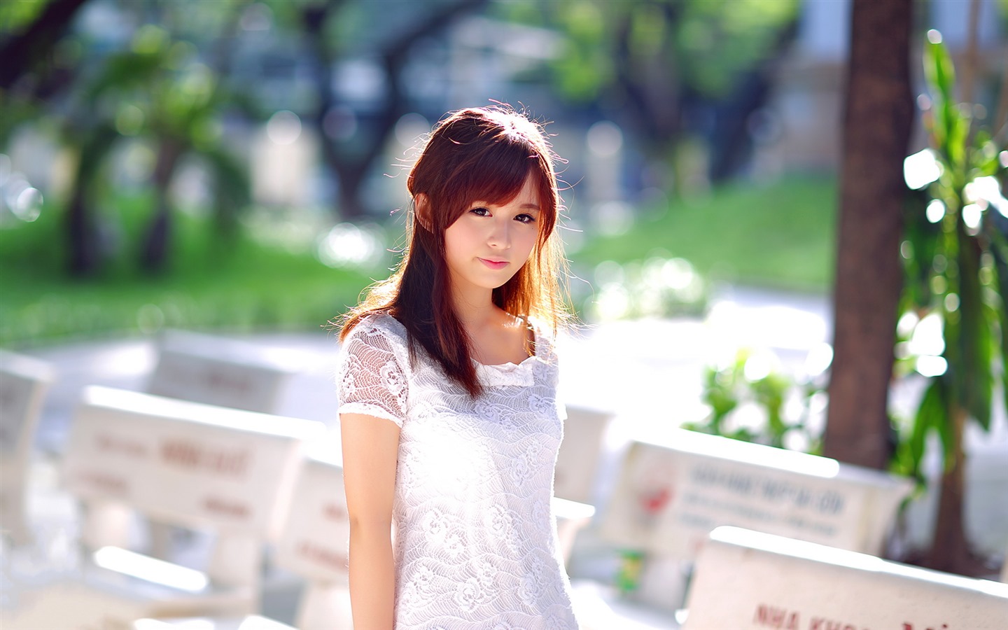 清純可愛年輕的亞洲女孩 高清壁紙合集(二) #35 - 1440x900