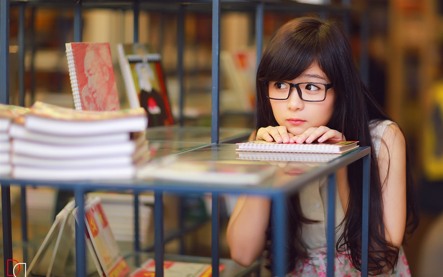 Čistá a krásná mladá Asiatka kolekce HD tapety na plochu (3) #23 - 1440x900