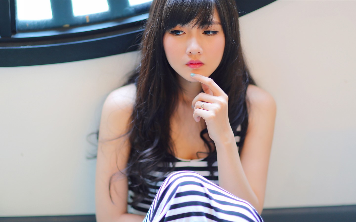 清純可愛年輕的亞洲女孩 高清壁紙合集(四) #8 - 1440x900