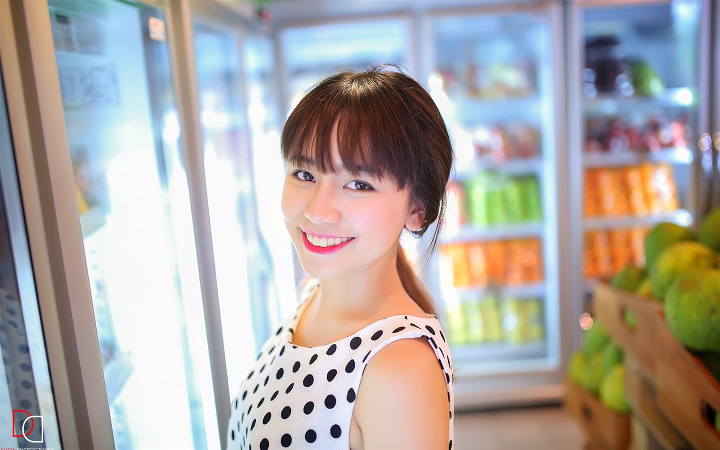 Pure and lovely young Asian girl HD wallpapers collection (4) #17 - 1440x900