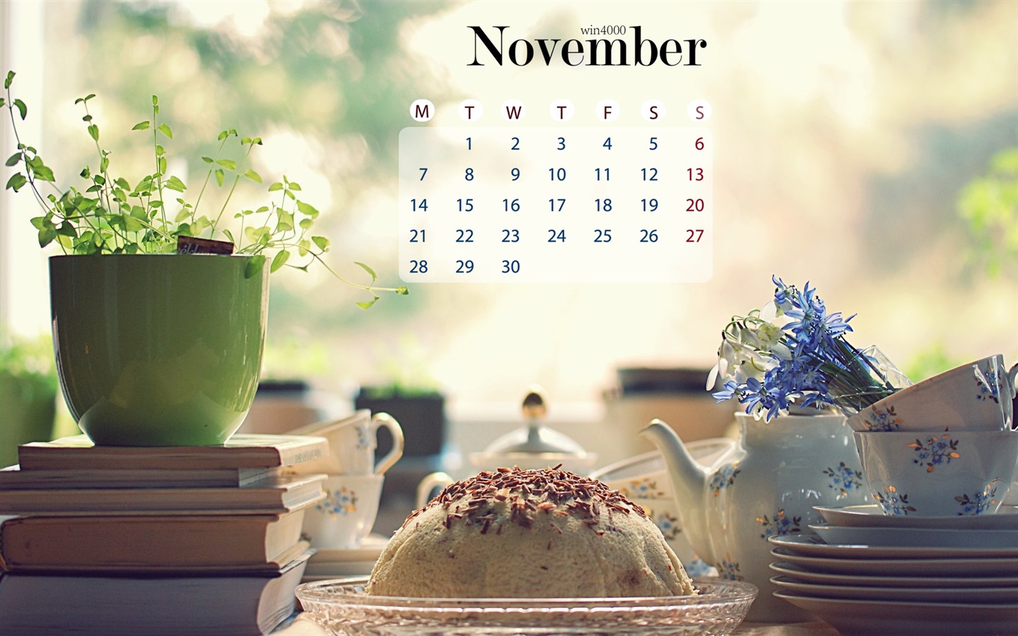 2016年11月 月曆壁紙(一) #18 - 1440x900