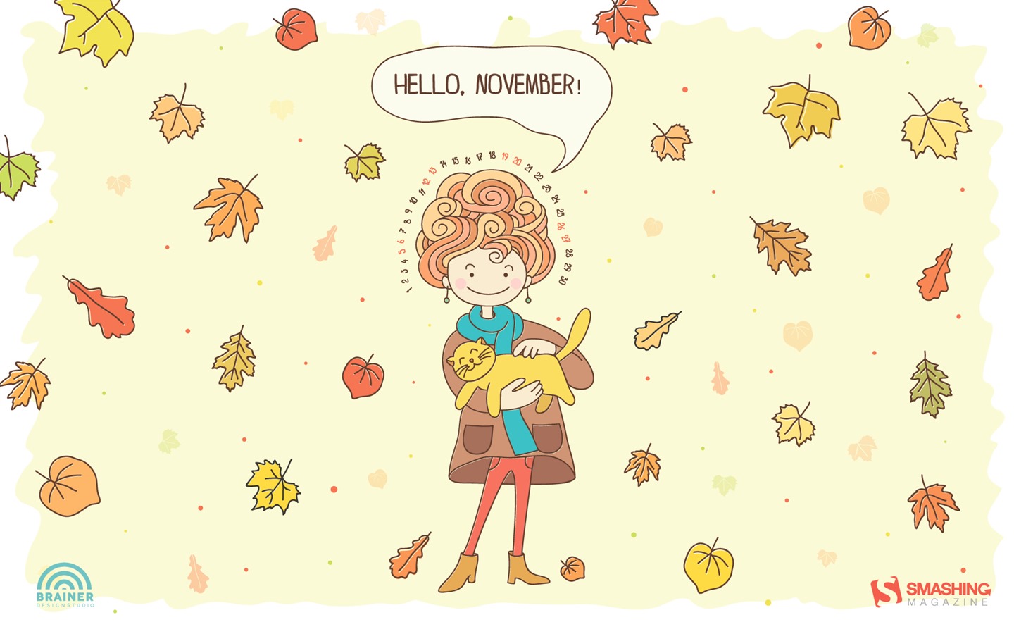2016年11月 月曆壁紙(二) #16 - 1440x900